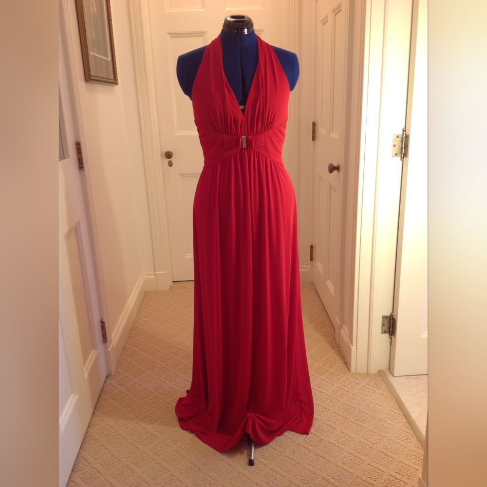 David Meister Halter Dress
